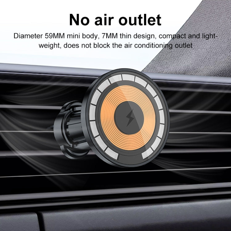 wlons Air Outlet Transparent Magnetic Car Holder