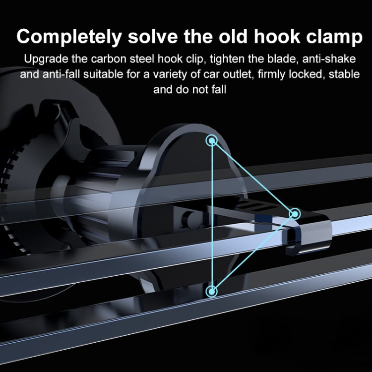 wlons Air Outlet Transparent Magnetic Car Holder