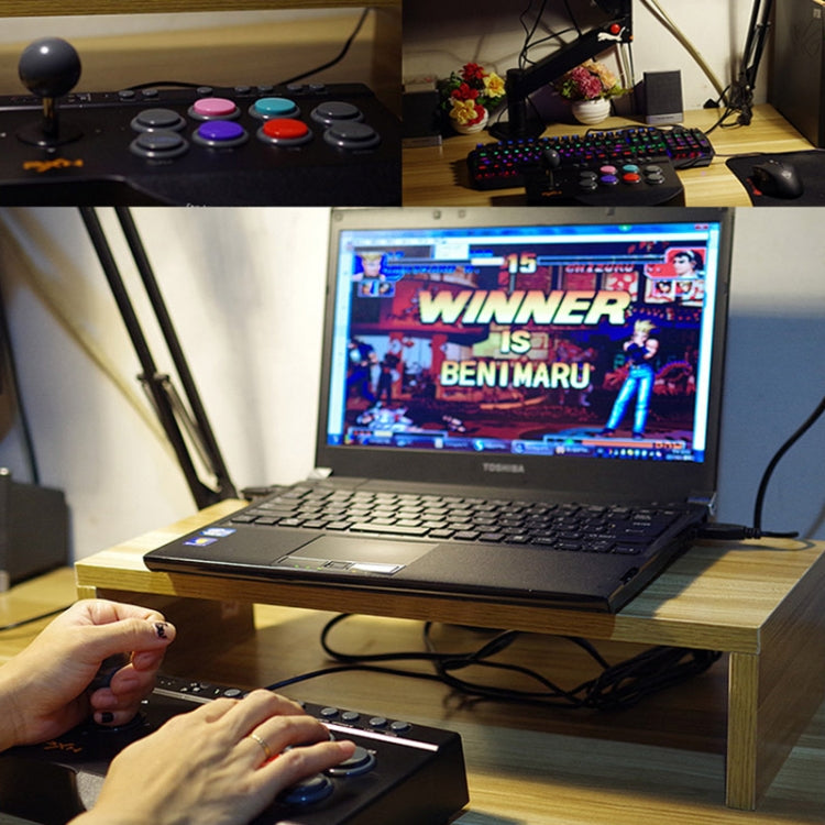 PXN PXN-0082 Gladiator Street Machine Game Handle Rocker Controller for Nintendo Switch / PC / Android System / PS3 / PS4 / XboxOne