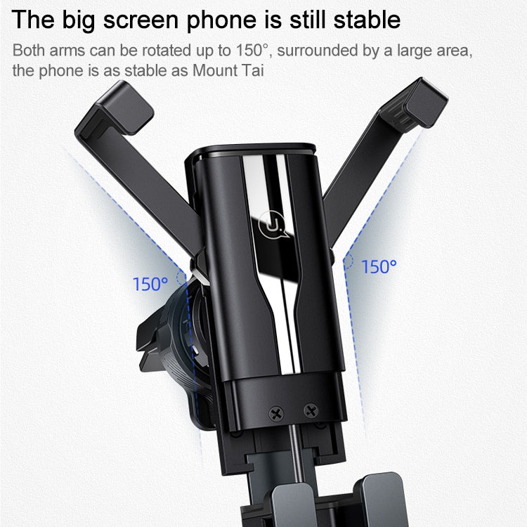 USAMS US-ZJ058 Retractable Gravity Car Holder for 4.7 - 7 inch Smartphones
