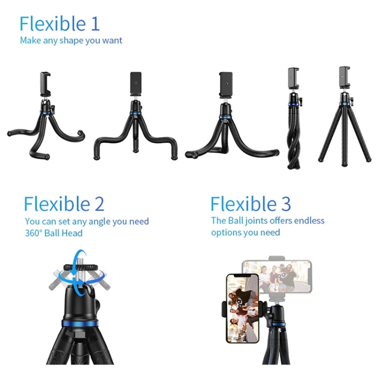 APEXEL APL-JJ10 Mobile SLR Sports Camera Live Broadcast Universal Octopus Tripod Bracket