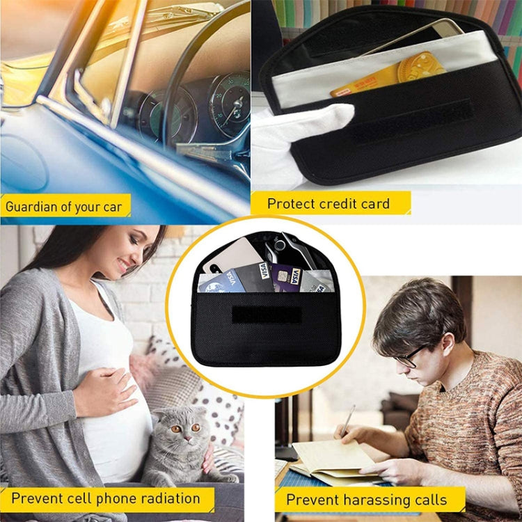 Universal Signal Blocker Oxford Cloth Shield Case Pouch Bag For Mobile Phones Below 5.8 inch, Size: 20*10cm