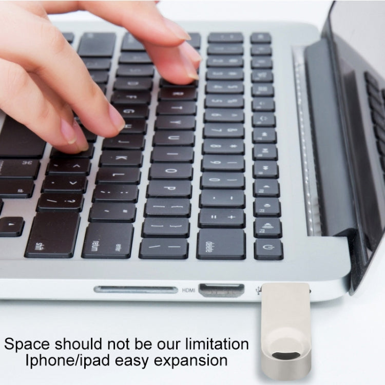 S29 3 in 1 128GB Micro USB + USB + 8 Pin Interface Metal Twister Flash Disk