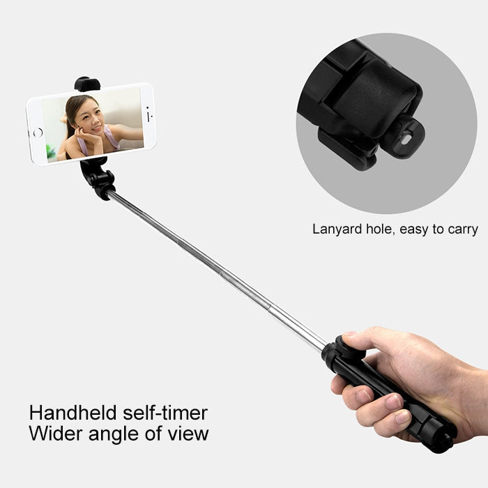XT10 Multi-function Mobile Live Broadcast Bluetooth Self-timer Pole Tripod
