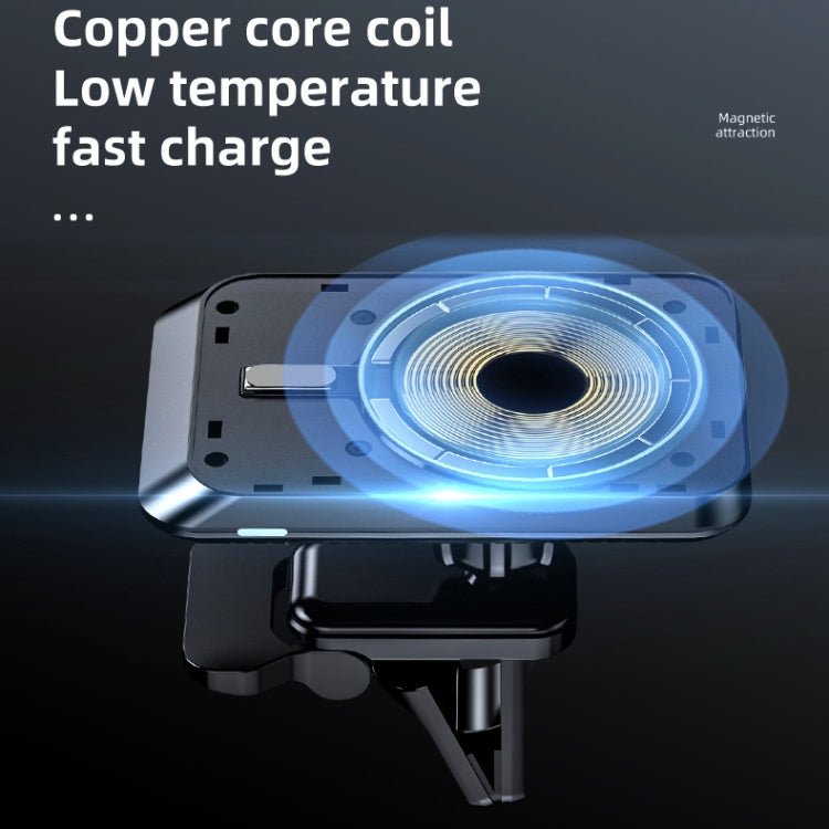 JJT-969 15W Max Output Magnetic Car Air Outlet Bracket Wireless Charger