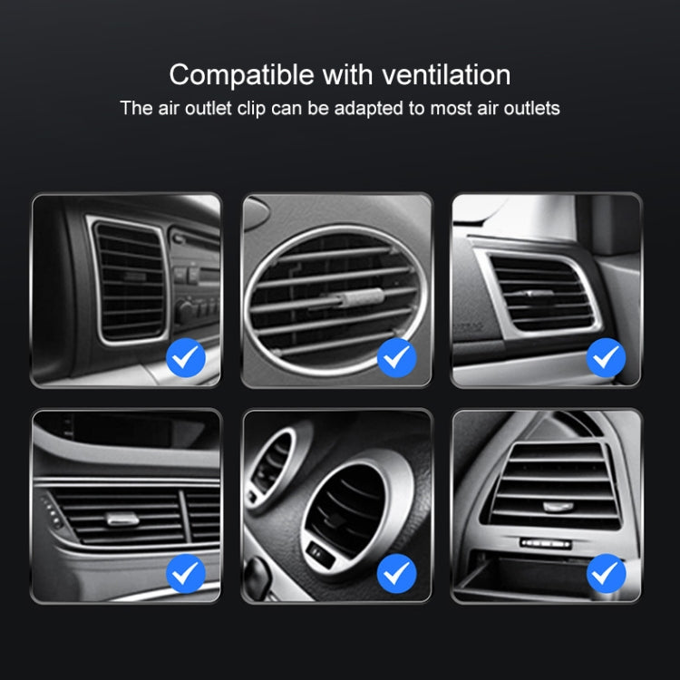 K07 15W Max Output Magnetic Car Air Outlet Bracket Wireless Charger