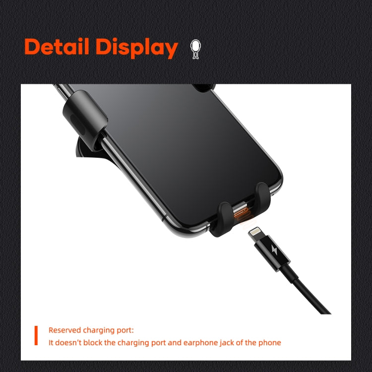 ROCK W31 Car Gravity Wireless Charging Air Outlet Bracket