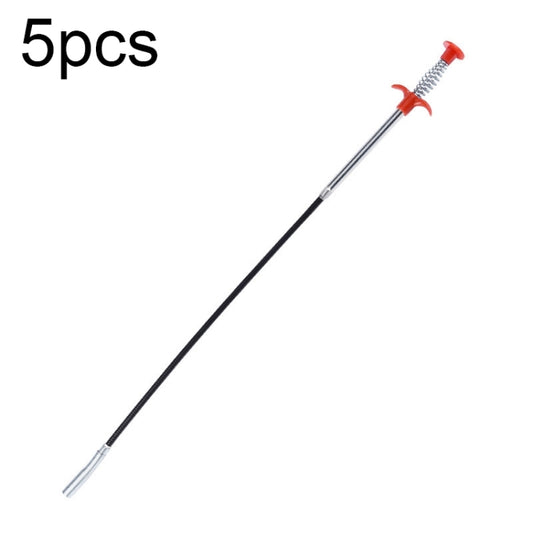 5pcs Multifunctional Four-claw Grapple Bendable Hose Sewer Dredge, Specification: 300cm