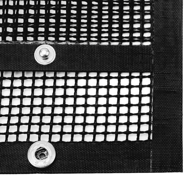 Barbecue Heat Resistant Non-stick Grilling Mesh BBQ Baking Bag, Size: 24 x 14cm (Black)