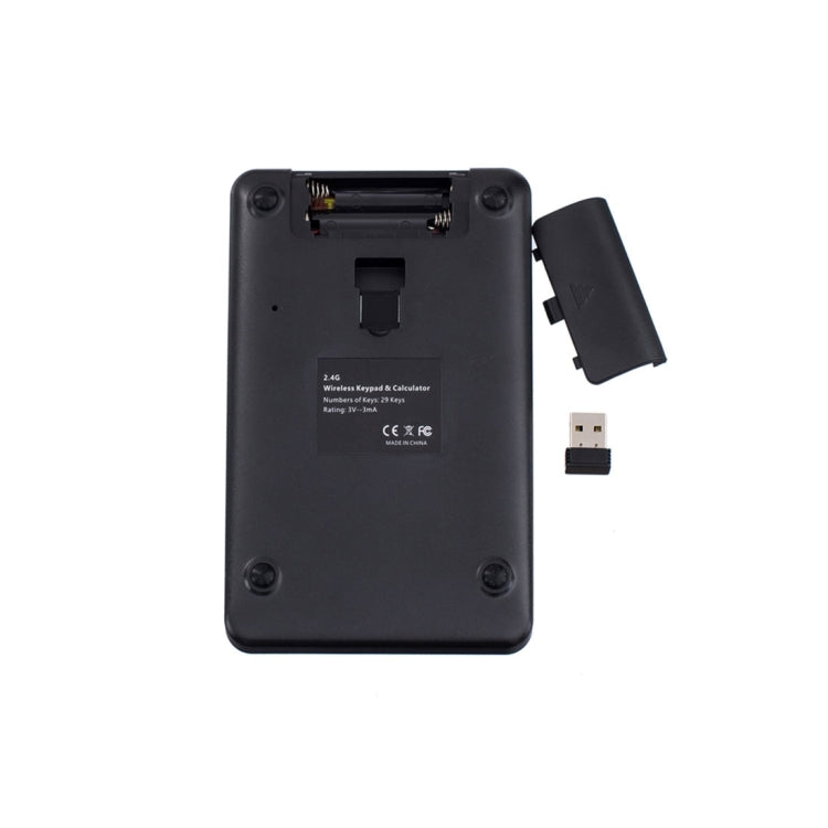 MC-56AG 2 in 1 2.4G USB Numeric Wireless Keyboard  & Calculator with LCD Display