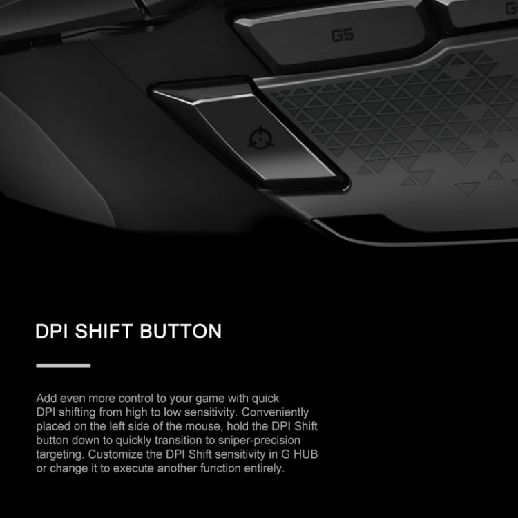 Logitech G502 HERO Wired Gaming Mouse with 11 Buttons, Length: 2.1m