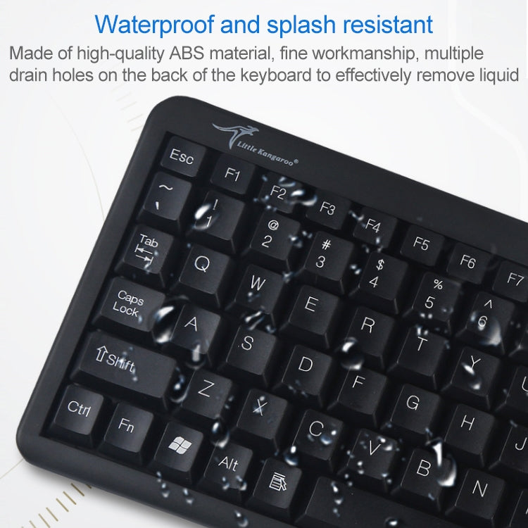 DS-8800 USB Interface Prevent Water Splashing Laser Engraving Character One-piece Wired Touchpad Keyboard, Length: 1.5m