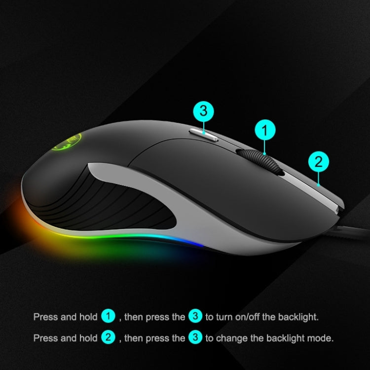 iMICE X6 Wired Mouse  6-button Colorful RGB Gaming Mouse