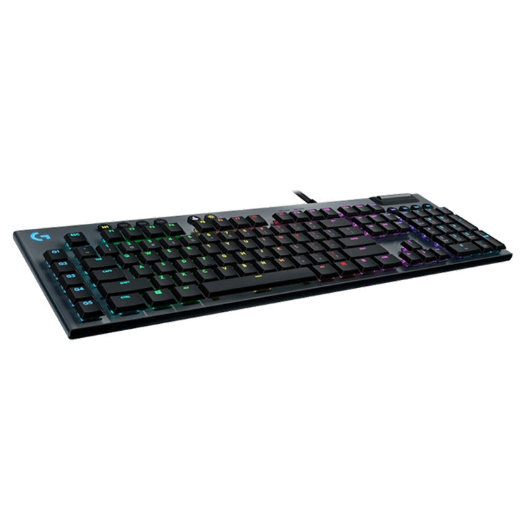 Logitech G813 RGB Mechanical Wired Gaming Keyboard (GL-Linear), Length: 1.8m