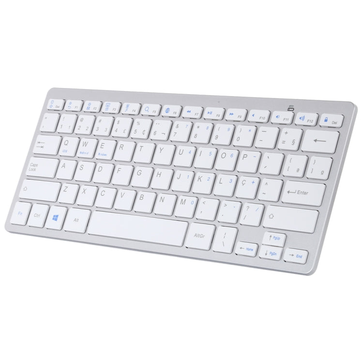WB-8022 Ultra-thin Wireless Bluetooth Keyboard, Portuguese Keys