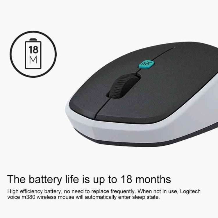 Logitech Voice M380 4 Buttons Smart Voice Input Wireless Mouse
