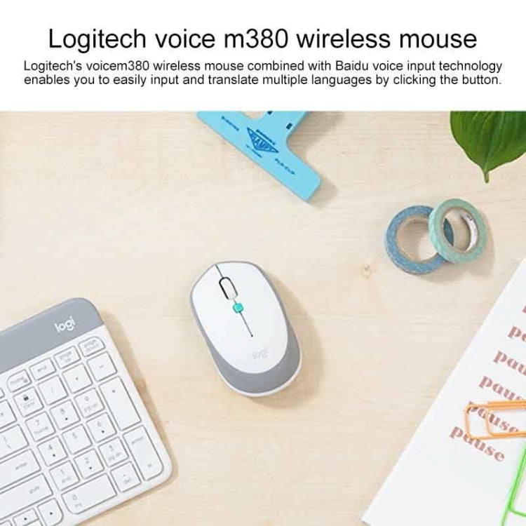 Logitech Voice M380 4 Buttons Smart Voice Input Wireless Mouse