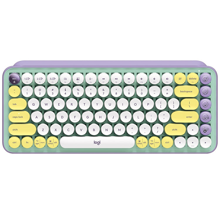 Logitech POP KEYS Round Button Bluetooth Mechanical Keyboard