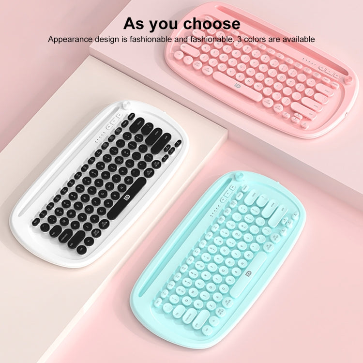 FOETOR K520t Mini Three Modes Wireless Bluetooth Keyboard