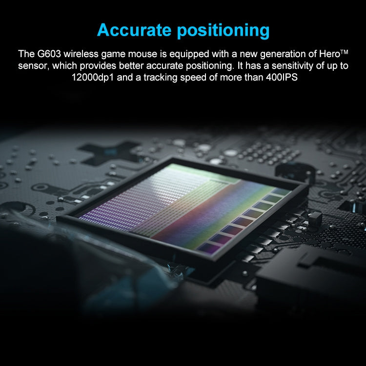 Logitech G603 Hero LIGHTSPEED 12000DPI 2.4GHz Wireless Bluetooth Dual Mode Mouse