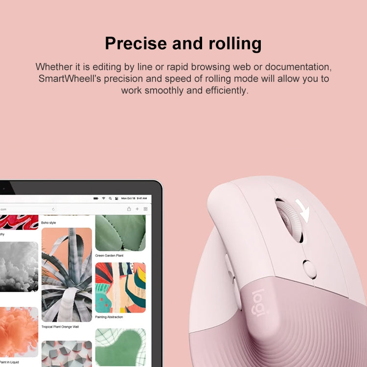 Logitech Lift Vertical 1000DPI 2.4GHz Ergonomic Wireless Bluetooth Dual Mode Mouse