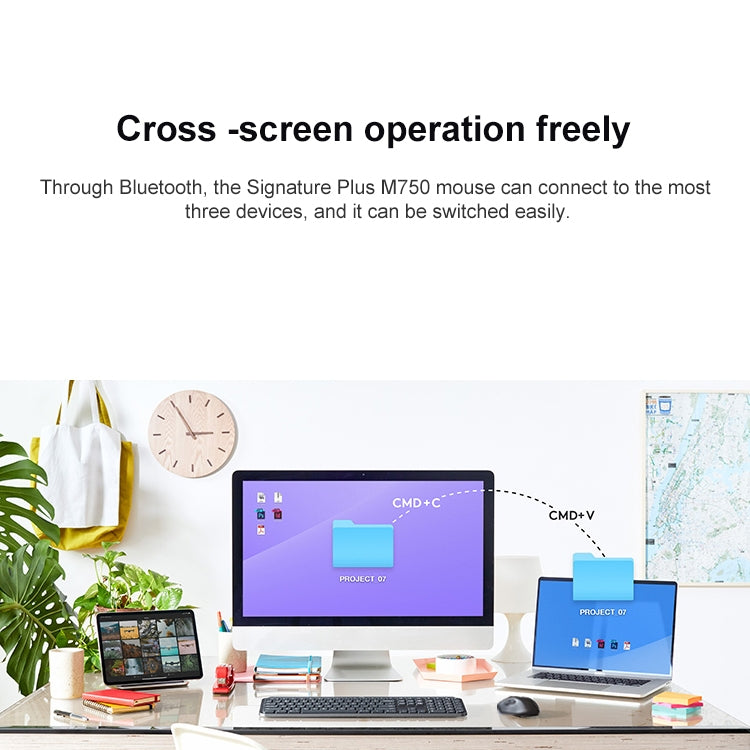 Logitech M750 2000DPI 2.4GHz Wireless Bluetooth Dual Mode Mouse
