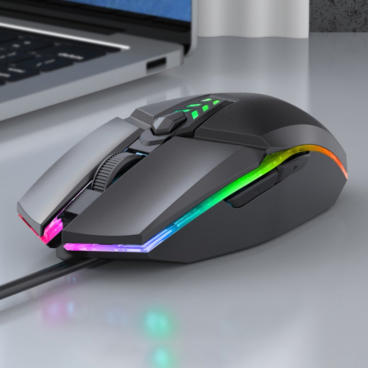 S700 Colorful Light USB Wired Office Gaming Mouse