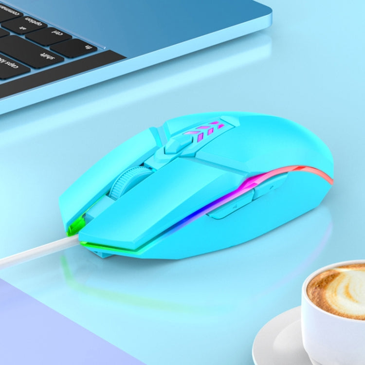 S700 Colorful Light USB Wired Office Gaming Mouse