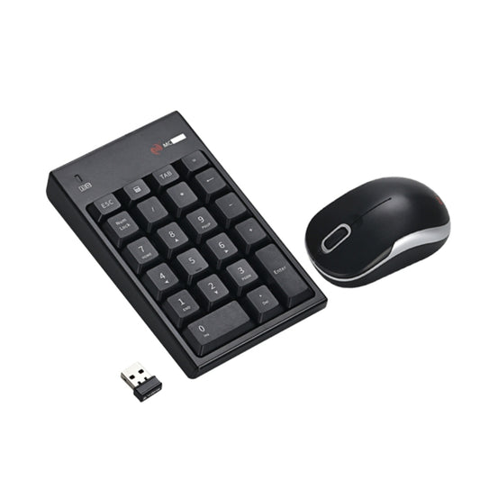 MC Saite MC-61CB 2.4GHz Wireless Mouse + 22 Keys Numeric Pan Keyboard with USB Receiver Set for Computer PC Laptop