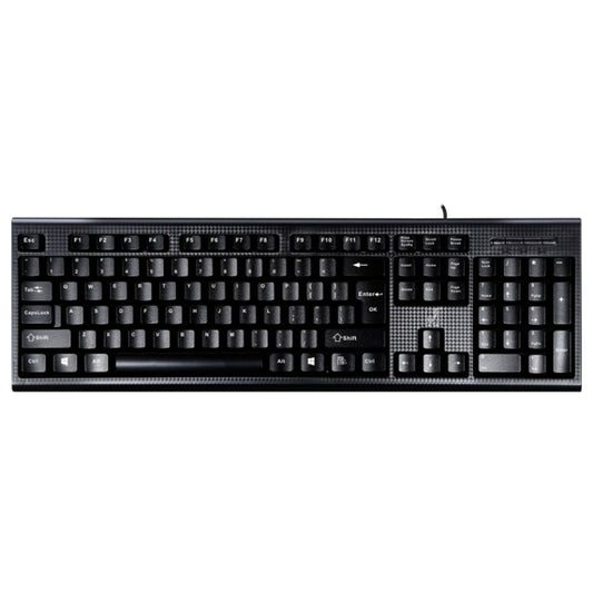 ZGB Q9 104 Keys USB Wired Grid Texture General Gaming Office Keyboard