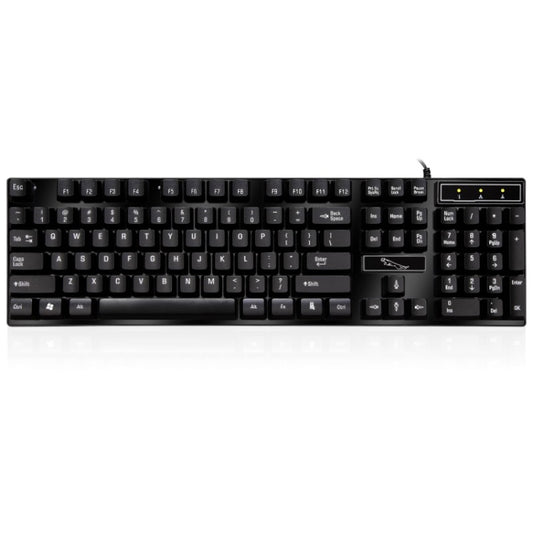ZGB Q17 104 Keys USB Wired Suspension Gaming Office Keyboard for Laptop, PC