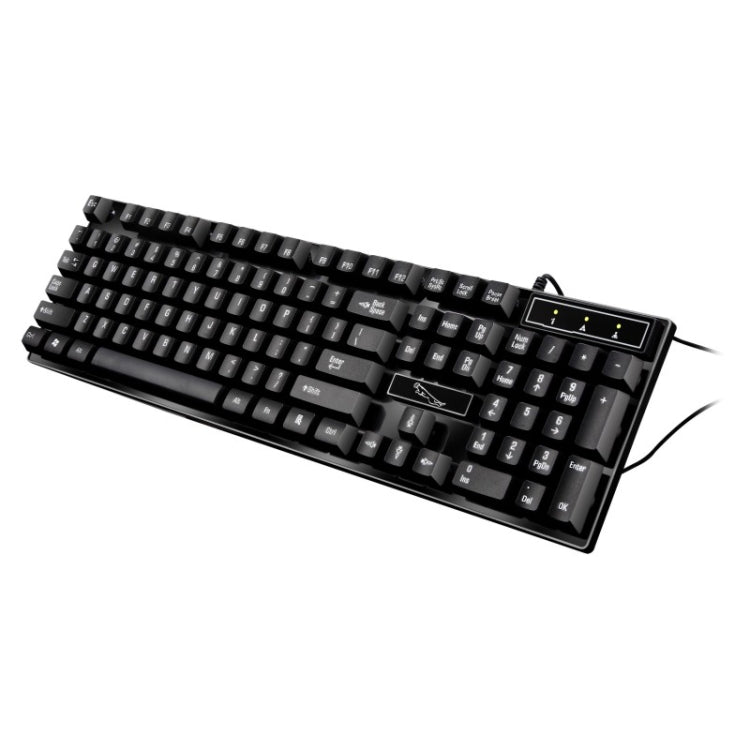 ZGB Q17 104 Keys USB Wired Suspension Gaming Office Keyboard for Laptop, PC