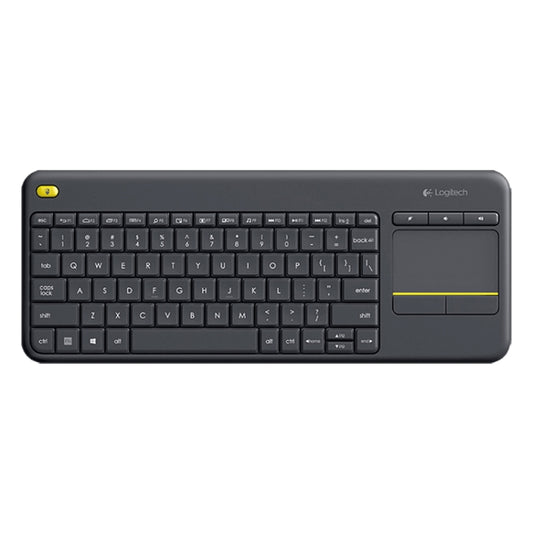 Logitech K400 Plus 2.4GHz Wireless Touch Control Keyboard, Wireless Range: 10m