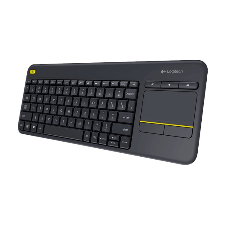 Logitech K400 Plus 2.4GHz Wireless Touch Control Keyboard, Wireless Range: 10m