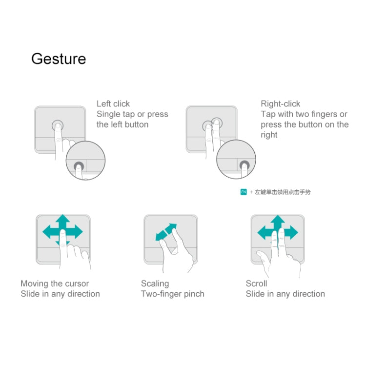 Logitech K400 Plus 2.4GHz Wireless Touch Control Keyboard, Wireless Range: 10m