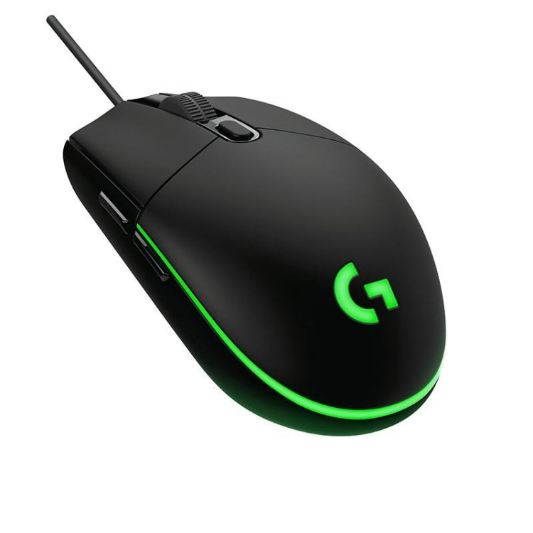 Logitech G102 6-keys RGB Glowing 6000DPI Five-speed Adjustable Wired Optical Gaming Mouse, Length: 2m