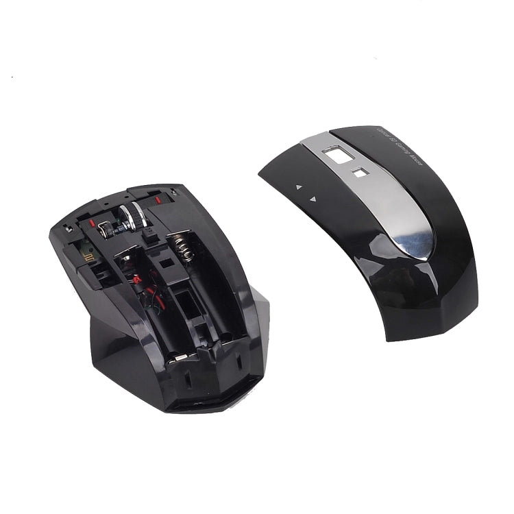 MZ-011 2.4GHz 1600DPI Wireless Rechargeable Optical Mouse with HUB Function, Blue, Silver, Black, Black Silver, White + Royal Blue, Pearl White
