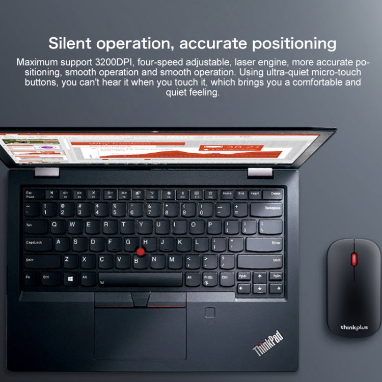 Lenovo thinkplus Portable Business Style Wireless Bluetooth Mouse