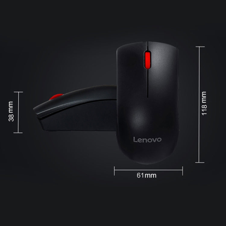 Lenovo M120 Pro Fashion Office Red Dot Wireless Mouse