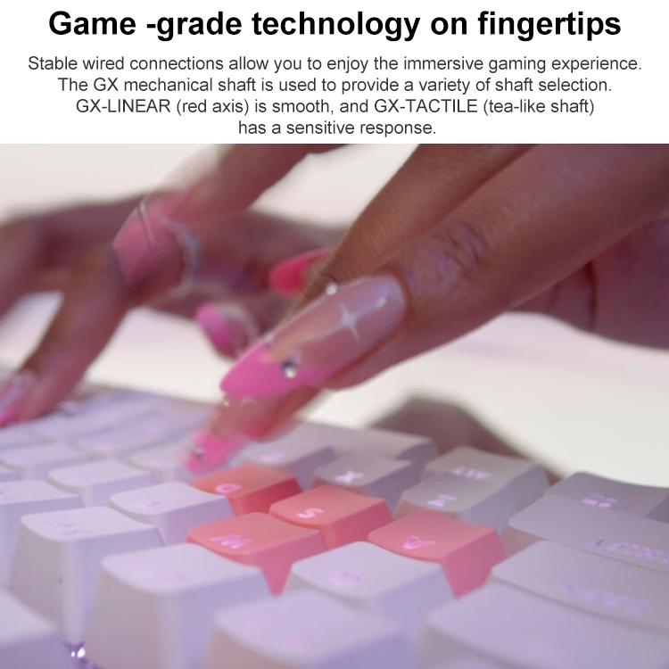 Logitech Aurora G713 RGB Wired Game E-sports 87-key Mechanical Keyboard with Palm Support, Red Shaft