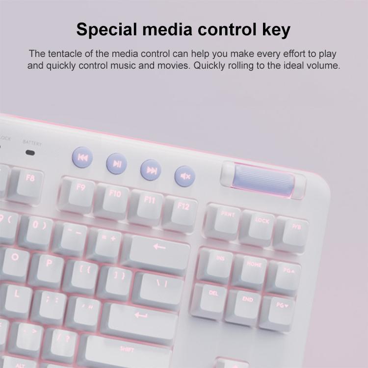 Logitech Aurora G713 RGB Wired Game E-sports 87-key Mechanical Keyboard with Palm Support, Red Shaft