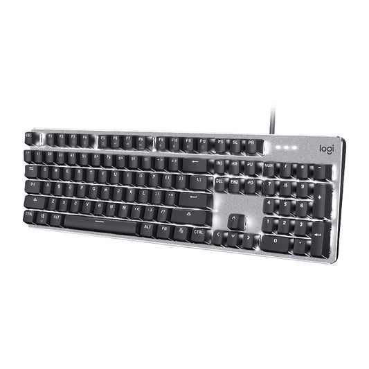 Logitech K845 CHERRY Blue Axis Backlit Mechanical Wired Keyboard, Cable Length: 1.8m