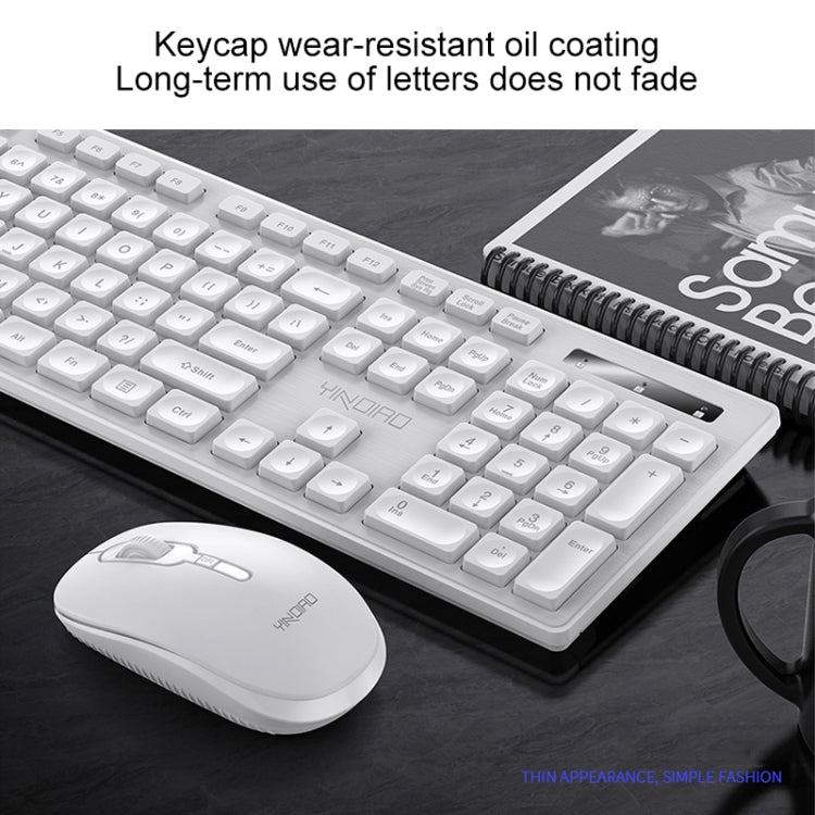 YINDIAO V3 Max Business Office Silent Wireless Keyboard Mouse Set