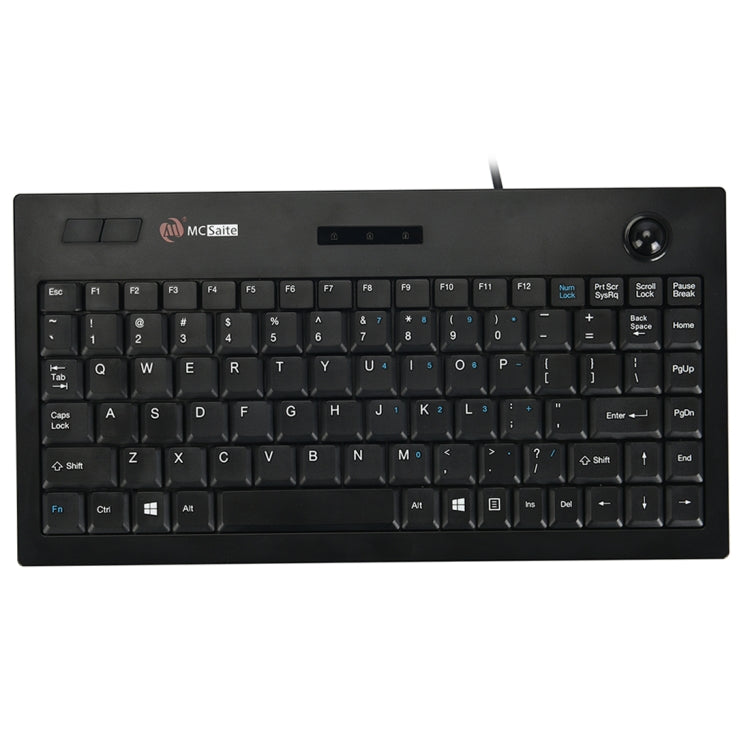 MC Saite MC-9712 Wired 88 Keys Multimedia Computer Keyboard with Trackball for Windows
