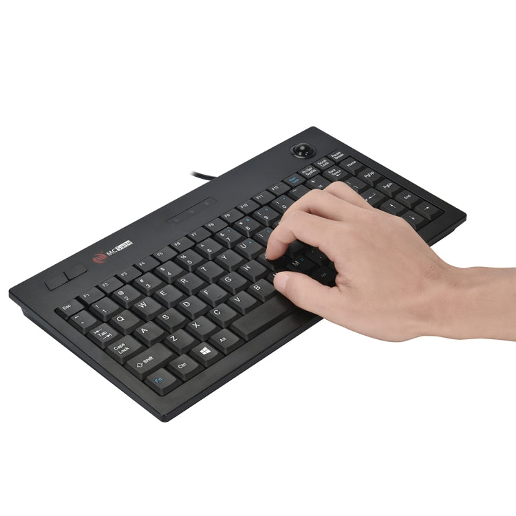 MC Saite MC-9712 Wired 88 Keys Multimedia Computer Keyboard with Trackball for Windows