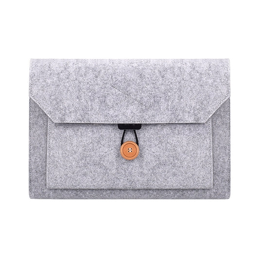 ND06 Multi-purpose Felt Button Laptop Inner Bag for 12.5 inch Laptop, 12.5 inch