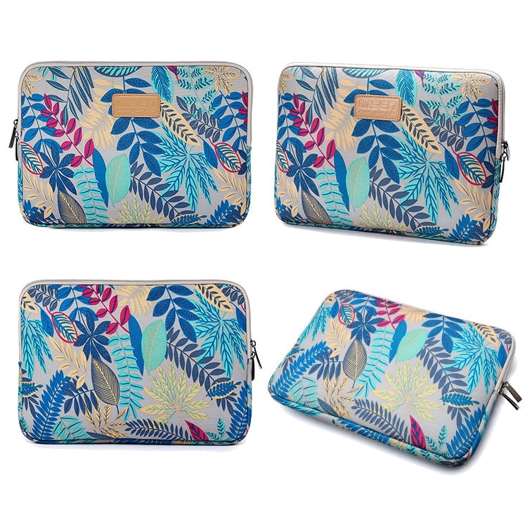 Lisen 8.3 inch Sleeve Case Colorful Leaves Zipper Briefcase Carrying Bag