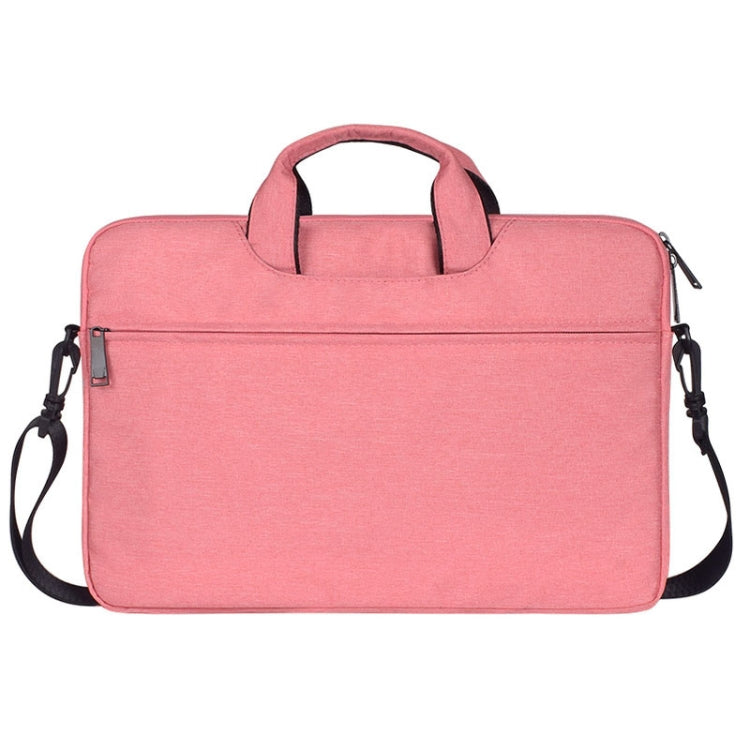 ST01S Waterproof Oxford Cloth Hidden Portable Strap One-shoulder Handbag for 14.1 inch Laptops, ST01S 14.1 inch Black, ST01S 14.1 inch Pink, ST01S 14.1 inch Light Grey, ST01S 14.1 inch Dark Gray, ST01S 14.1 inch Navy Blue