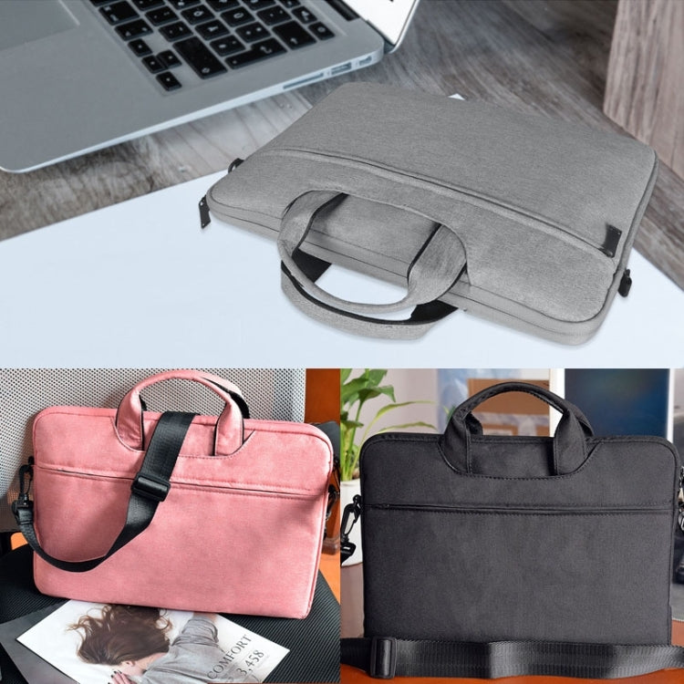 ST01S Waterproof Oxford Cloth Hidden Portable Strap One-shoulder Handbag for 15.6 inch Laptops, ST01S 15.6 inch Navy Blue, ST01S 15.6 inch Black, ST01S 15.6 inch Pink, ST01S 15.6 inch Light Grey, ST01S 15.6 inch Dark Gray