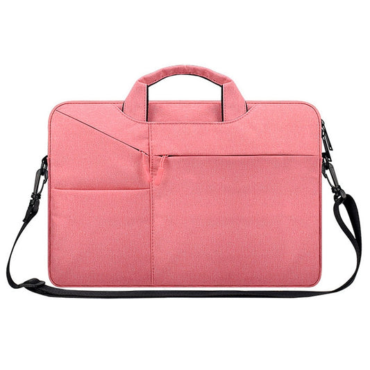 ST02S Waterproof Tear Resistance Hidden Portable Strap One-shoulder Handbag for 14.1 inch Laptops, with Suitcase Belt